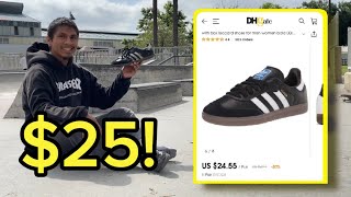 Skating in 25 Adidas from DHgate [upl. by Bushweller]