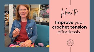 How to tighten your crochet tension with the golden loop [upl. by Shelah]