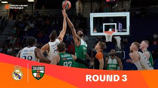 Real MadridZalgiris Kaunas  Round 3 Highlights  202324 Turkish Airlines EuroLeague [upl. by Niraj]