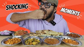 Indian Mukbang Feast Dal Makhni Shahi Paneer Mix Veg Chole Poha Butter Naan amp Tandoori Roti [upl. by Xaviera566]