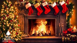 The Best Old Christmas Songs with Fireplace 🎅🏼 2 Hours Best Classic Christmas Hits Original [upl. by Alrick]