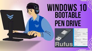 How To Make A Windows 10 Bootable Pen Drive For FREE Create A Bootable Pen Drive For Windows 10 [upl. by Atihcnoc]