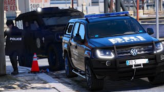 GTA 5 ENTRAINEMENT ET INTERVENTIONS AVEC LA BRI LSPDFR 1066 [upl. by Kaslik]