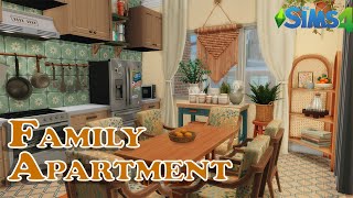 Family Apartment 👨‍👨‍🧒‍👦  The Sim 4 Apartment Speed Build CC Only [upl. by Sayed]