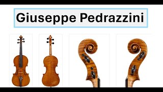 Giuseppe Pedrazzini  Violin Maker Milan [upl. by Einalam]