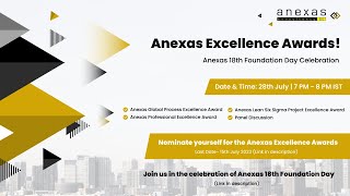 Anexas 18th Annual Global Excellence Awards [upl. by Aihsetal]