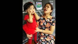 1YR OLD baby mela singing WRECKING BALL [upl. by Annissa]