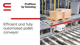 ProMove by Swisslog Efficient and fully automated pallet conveyor [upl. by Brandice]