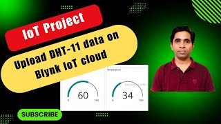 DHT11 Sensor Data to New Blynk2 0 using BlynkEdgent Method Fetch the Humidity amp Temperature Values [upl. by Waki]