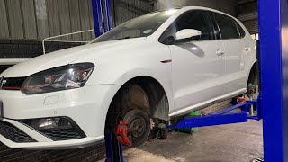 Polo GTI dsg gearbox oil change [upl. by Deadman]