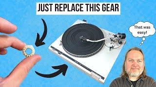 How to QUICKLY repair the broken auto return on a Technics turntable [upl. by Photina]