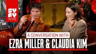 Fantastic Beasts Claudia Kim On Playing Nagani And Ezra Miller With A Balloon  SYFY WIRE [upl. by Nwahsyt945]