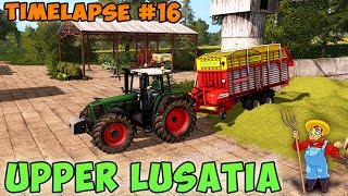 FS 17  Upper Lusatia quotOberlausitzquot with Seasons  Timelapse 16  Grass harvesting [upl. by Eahc549]