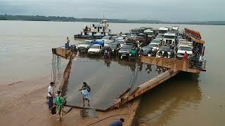 Travessia da balsa Rio Tapajós Itaituba PA 40 [upl. by Eissim]