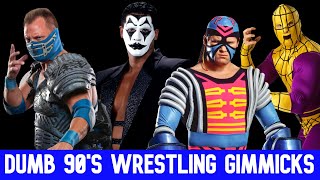 10 Dumbest 90s Wrestling Gimmicks In WWE and WCW [upl. by Welford]