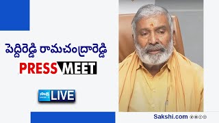 LIVE  YSRCP Peddireddy Ramachandra Reddy Press Meet  SakshiTVLIVE [upl. by Showker]