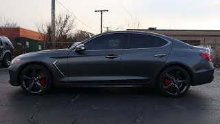 2020 Genesis G70 33T interior quality check Unintentional ASMR [upl. by Terej482]