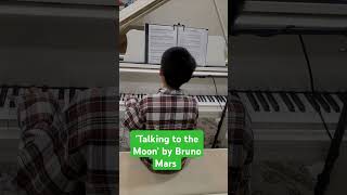 I sang amp played Talking to the Moon by Bruno Mars ❤️ brunomars talkingtothemooncover [upl. by Yecram]