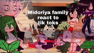 Midoriya family  toga and dabi react to tik tok i found on my phoneBNHAMY AUMidoriya family [upl. by Neeluj]