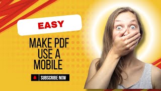 Mobile se Pdf kaise banaye How to Create Pdf using a mobile 📲📲📲 document pdf technology [upl. by Curtice915]