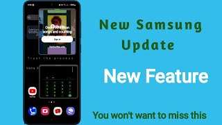 Watch now  New feature to all Galaxy phones [upl. by Beitnes]