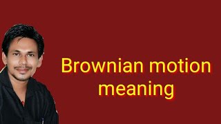 brownian motion brownian motion in hindi brownian motion class 9 brownian motion physics [upl. by Enihpesoj]