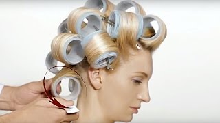 Nicolas Jurnjack Hair Tutorial  How To Create Style with Hair Rollers [upl. by Reinwald]