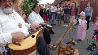 Duo Dulcimus Historischer Markt Großbottwar 2016 Dulcimer und Djembe [upl. by Llertnac]