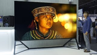 Worlds Largest 135quot Micro LED Professional Monitor 2000 Nits FullScreen [upl. by Senoj]