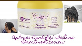 Aphogee Curlific Texture Treatment Review  Moisture Protein and Elasticity [upl. by Nawak]