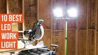 Top 10 Best LED Work Light for Construction Site  Best Work Light [upl. by Doloritas749]