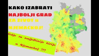 Zivot u Njemackoj  Kako izabrati najbolji grad za ZIVOT U NJEMACKOJ [upl. by Teillo]