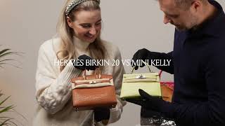 Hermès Birkin 20 VS Hermès Mini Kelly Comparison amp Review I SACLÀB Handbag Royalty [upl. by Nicole210]