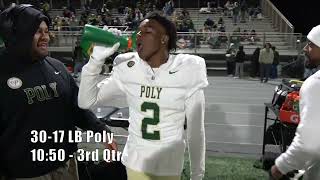 CIF Football Long Beach Poly vs Pacifica [upl. by Emmalee616]