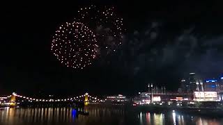 Cincinnati Friday night fireworks [upl. by Leunamnauj]