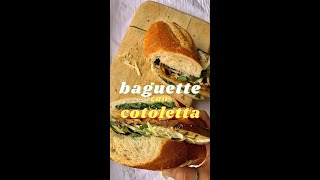 🥩🌱 Baguette con cotoletta di soia 🌱 Ricetta panino plantbased sana e leggera  Plantabox [upl. by Enirbas]