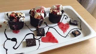 Chocolate ice cream Cups Recipe By Chef Shaheen [upl. by Aimekahs940]