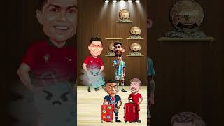 ¿Quién robó el balón de oro de Cristiano Ronaldo Mbappe Mr Beast Messi [upl. by Schram]