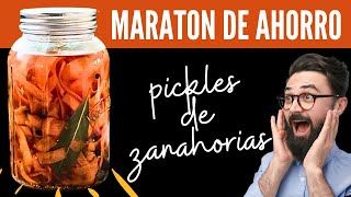 AHORRA💲 TE ENSEÑO A HACER PICKLES DE ZANAHORIAS 🥕✨ 🥕🥕🥕cómo hacerlas en pocos pasos  Zanahorias [upl. by Hendrika]