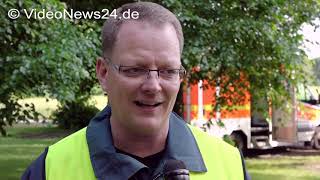 01062017  VN24  Explosion in Ofen mit Quecksilber bei Werner Firma für Messtechnik löst ABC [upl. by Leiand131]