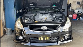 Infiniti G37 Coolant Leak Repair [upl. by Atiuqaj232]