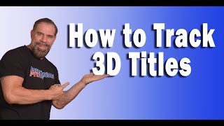 Easy track 3D text titles Corel VideoStudio 2022 [upl. by Artemisa428]