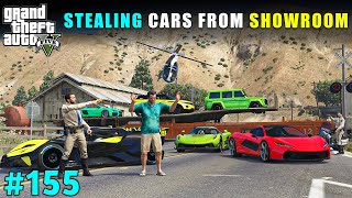 STEALING CARS FROM TECHNO GAMERZ SHOWROOM  GTA V GAMEPLAY 155  TECHNO GAMERZ GTA 5 [upl. by Rehptosirhc101]