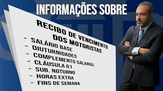 EP 4  Informações sobre o Recibo de Vencimento dos Motoristas [upl. by Dorita]