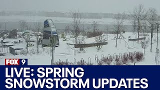 LIVE  Minnesota snowstorm live updates live cameras [upl. by Riordan454]