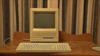 Apple Macintosh SE30 1989 Full Tour Start Up and Demonstration [upl. by Gabi]