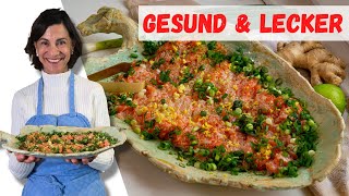 Lachstatar  Kochen mit Ernährungsexpertin Dagmar von Cramm [upl. by Zonnya]