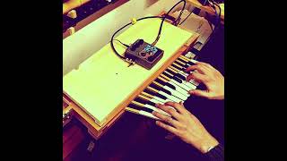 HomeMade Electric Clavichord  EHX Micro QTRON  FUNK [upl. by Dahaf764]