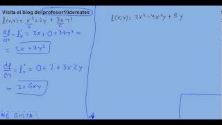 derivadas parciales 02 funciones de varias variables [upl. by Marya]