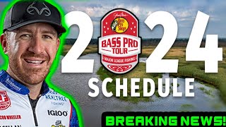 BREAKING NEWS  2024 Major League Fishing Schedule [upl. by Llorrac]